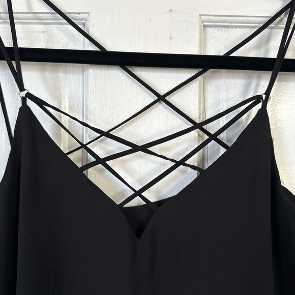 Express Black Cut Out Camisole Top - Picture 3 of 6